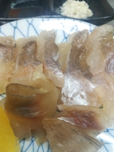 ホッケの昆布〆